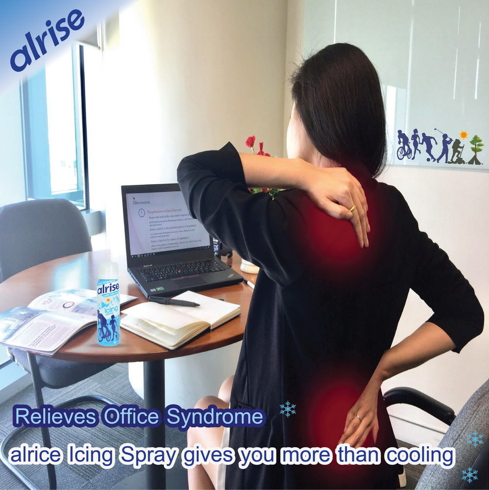 Relieves office syndrome, gives long cooling fresh